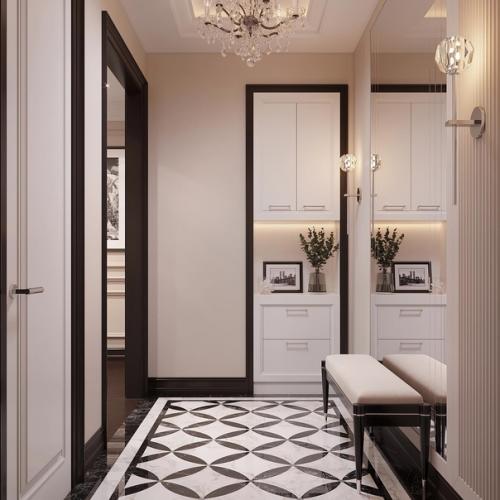 Прихожая в стиле - современная классика.