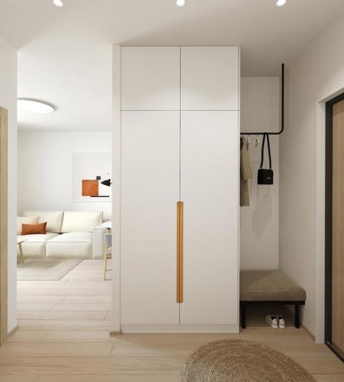 Проект однокомнатной квартиры, площадью - 35 кв. 03