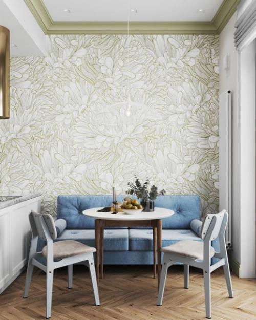 Приглушенные оттенки отлично сочетаются с натуральным деревом и вместе создают уютную атмосферу. 04