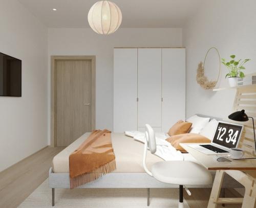 Проект однокомнатной квартиры, площадью - 35 кв. 02