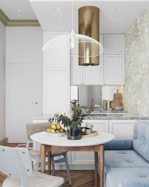 Приглушенные оттенки отлично сочетаются с натуральным деревом и вместе создают уютную атмосферу. 01