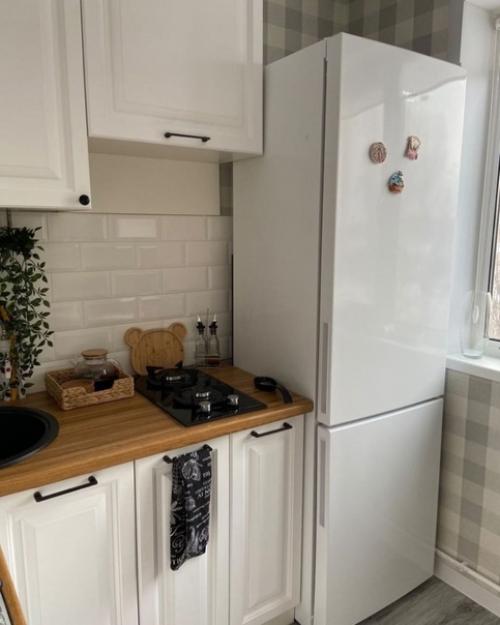 Уютная и бюджетная кухня площадью 5. 5 кв. 02