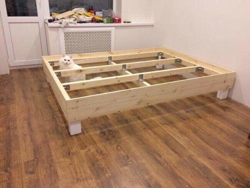 Кровать своими руками собрал! 03