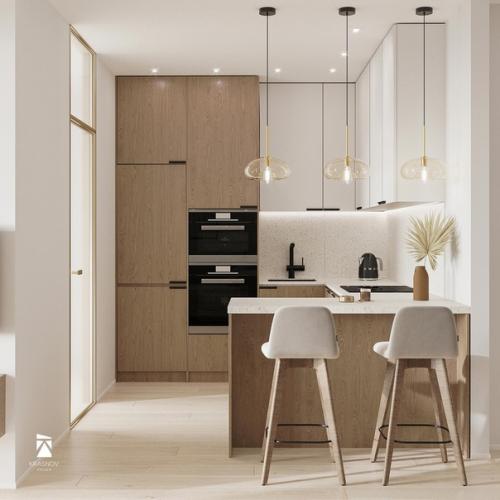 Кухня - гостиная, площадью - 18 м 2. 02