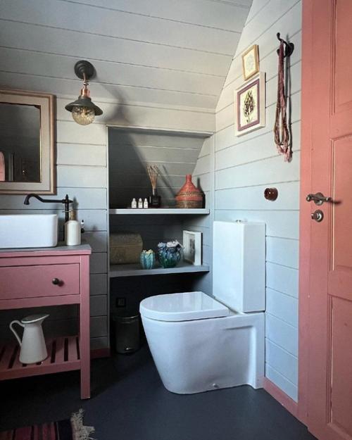 Ванная комната в мансарде. 03