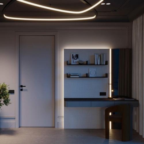 Шикарный проект спальни в загородном доме. 05