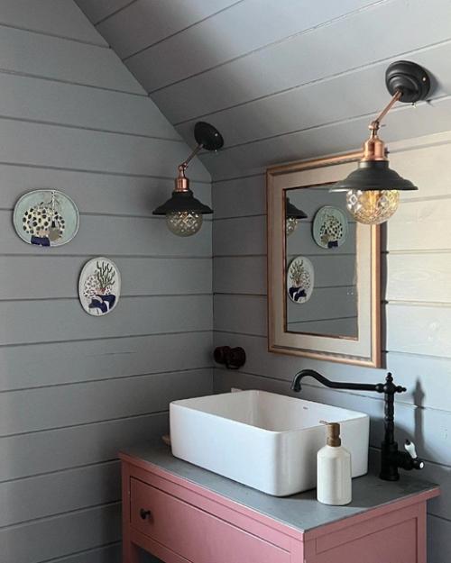 Ванная комната в мансарде. 02