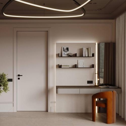 Шикарный проект спальни в загородном доме. 04