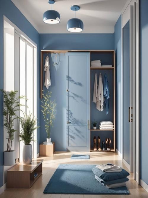 Одна прихожая и три варианта цветового исполнения. 01