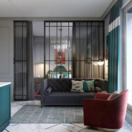 Шикарная кухня - гостиная. 01