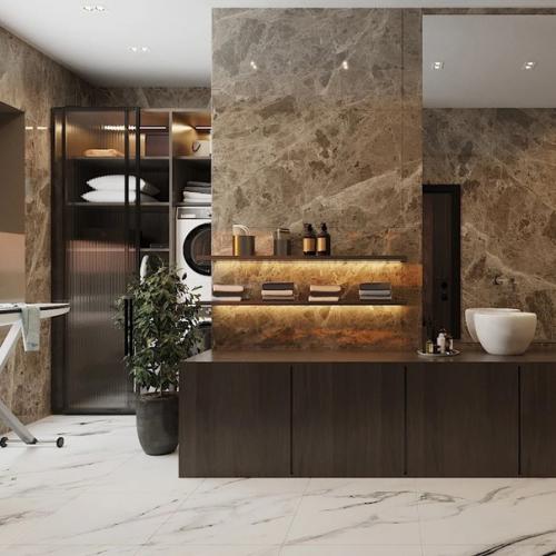 Дизайн постирочной для загородного дома. 03