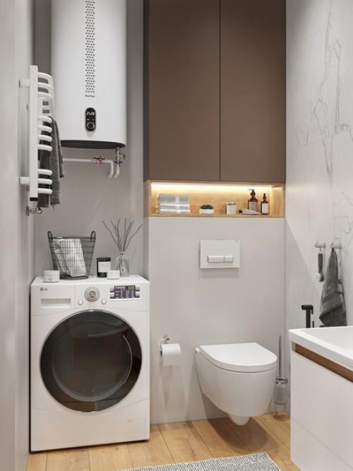 Трехкомнатная квартира. Уютное пространство с множеством мест для хранения вещей. 07