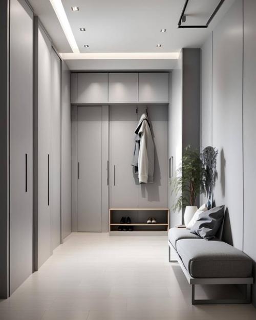 Одна прихожая и три варианта цветового исполнения. 07