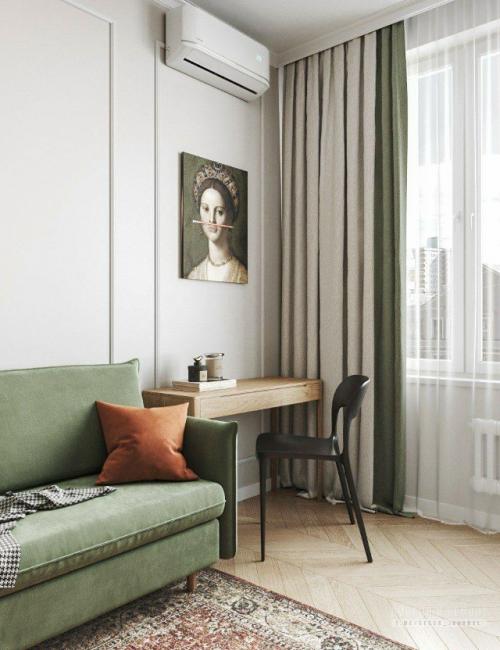 Небольшое, но невероятно уютное пространство площадью 26 кв. 07