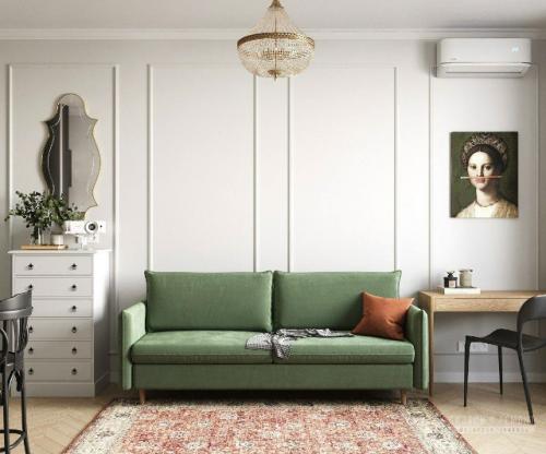 Небольшое, но невероятно уютное пространство площадью 26 кв. 06