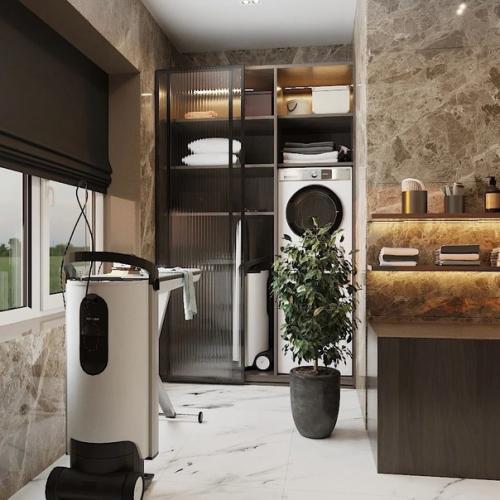 Дизайн постирочной для загородного дома.