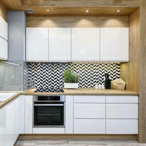 Сочетание белого и дерева, одно из лучших и стильных! 03