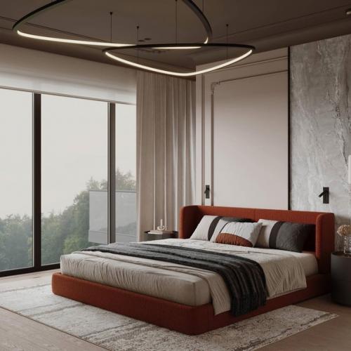 Шикарный проект спальни в загородном доме. 02