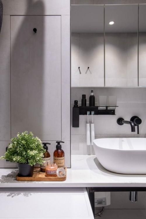 Стильный дизайн небольшого пространства, площадью 23 кв. 07