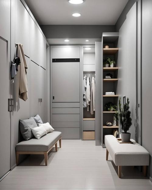 Одна прихожая и три варианта цветового исполнения. 08