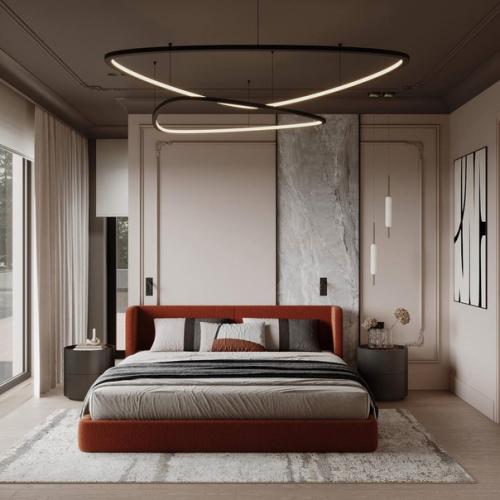 Шикарный проект спальни в загородном доме.