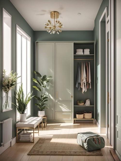 Одна прихожая и три варианта цветового исполнения. 04