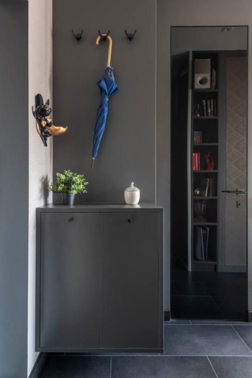 Стильный дизайн небольшого пространства, площадью 23 кв. 09