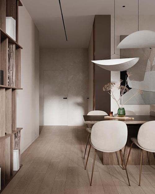 Такая светлая, просторная и легкая зона гостиной станет настоящим украшением квартиры. 05