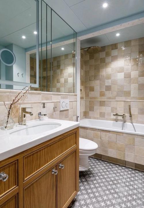 Квартира в тонах мятного мохито и площадью: 105 кв. 07