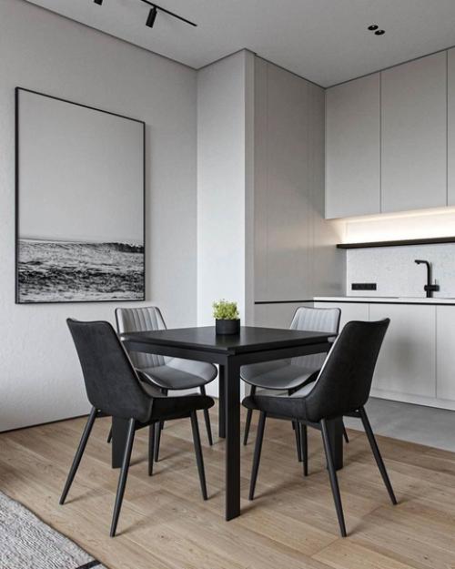 Лаконичный минимализм в дизайне квартиры, площадью - 83 кв. 03