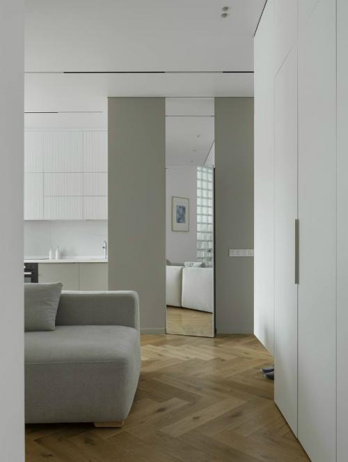 Проект уютной и продуманной квартиры для молодой семьи, где каждая деталь работает на гармонию, комфорт и функциональность. 05