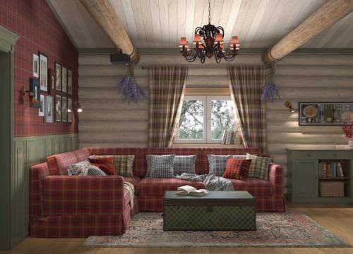 Комната отдыха в небольшой бане. 02