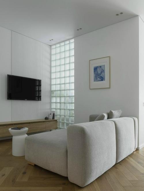 Проект уютной и продуманной квартиры для молодой семьи, где каждая деталь работает на гармонию, комфорт и функциональность. 01