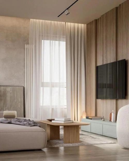 Дизайн интерьера кухни - гостиной, площадью 25 кв. 05