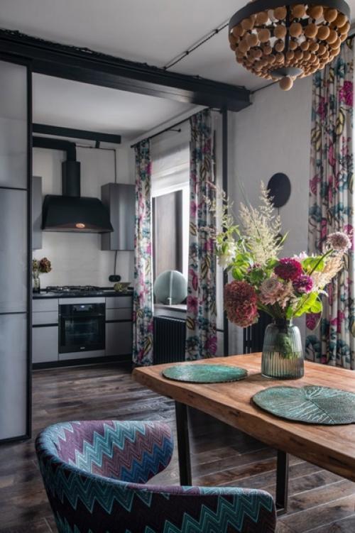 Необычная двушка в стиле лофт - сафари в Сталинке. 01