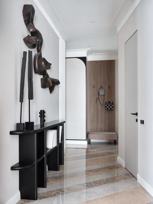 Современная квартира с необычной планировкой в Москве. 07