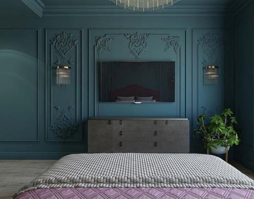 Спальня в классическом стиле. 01