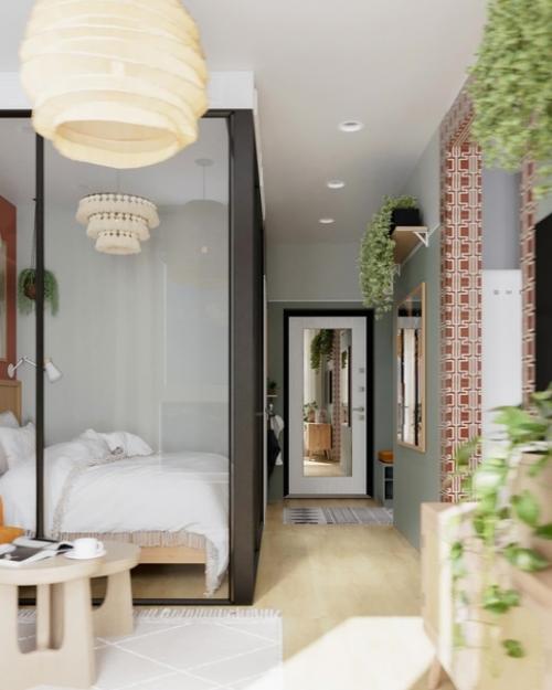 Небольшая квартира в стиле Боро. 08