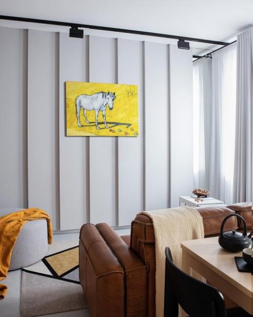 Кухня - гостиная, общей площадью - 23, 7 кв. 01