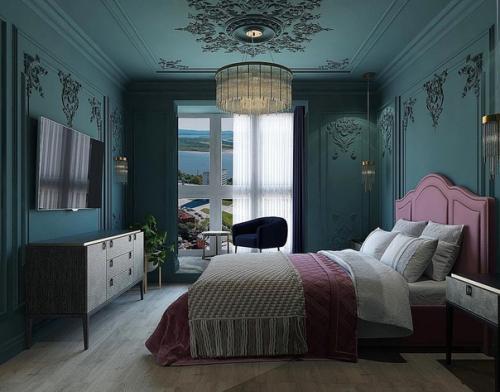 Спальня в классическом стиле. 02