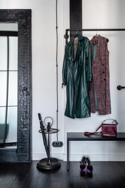 Необычная двушка в стиле лофт - сафари в Сталинке. 05