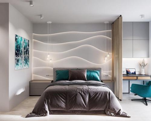 Думаете - море?  А нет, спальня!