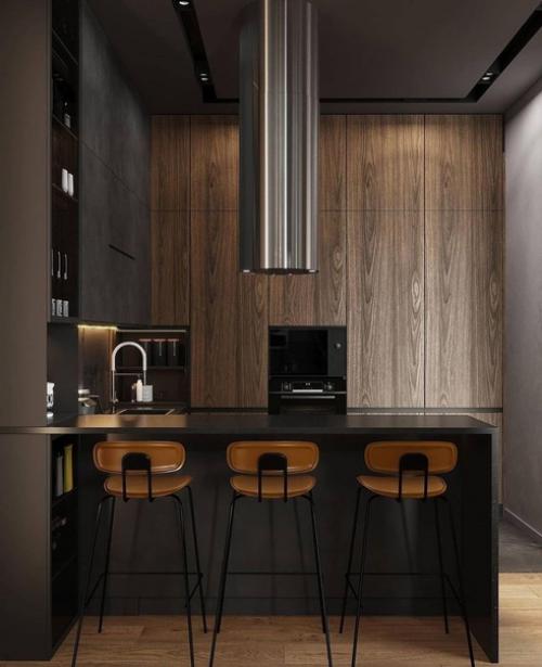 Кухня - гостиная, площадью - 35 кв. 02