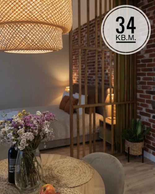 Атмосферная студия, площадью 34 кв. 01