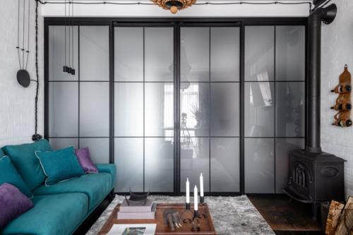 Необычная двушка в стиле лофт - сафари в Сталинке. 03