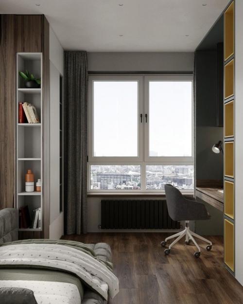 Подростковая комната.  Лишь в том случае, если бы у меня в подростковом возрасте была такая комната, я бы взяла ее и во взрослую жизнь. 04