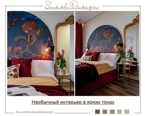 В интерьерах с выраженным характером особенно интересно наблюдать, как цвет перестаёт быть акцентом и становится конструктивным элементом.  