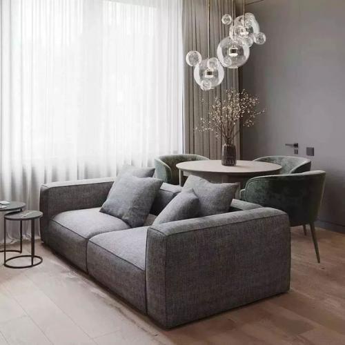 Кухня - гостиная в современном стиле. 05