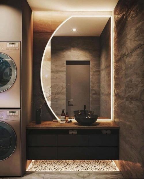 Шоколадная Красавица. Дизайн квартиры в темных тонах. 06