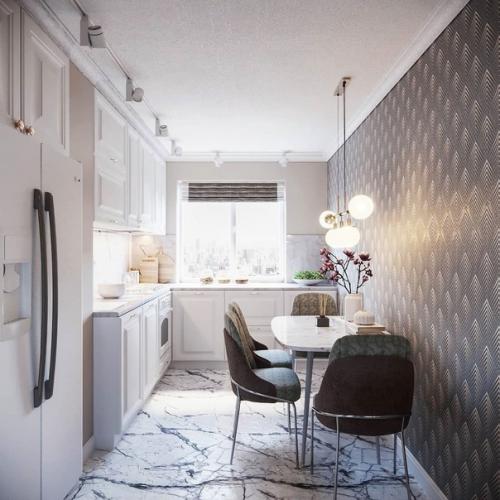 Дизайн кухни в доме старого фонда. 04